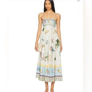 Alemais Bathhouse Sundress linen dress